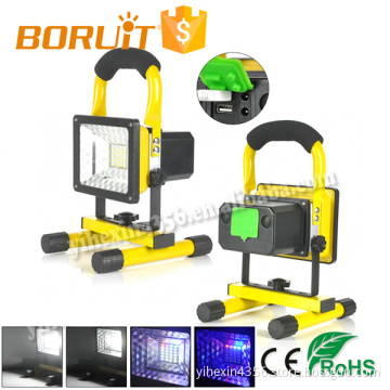Portable LED Work Lights Camping Light with SOS Mode,Floodlights, Built-in Battery with USB Ports to charge Mobile Devices